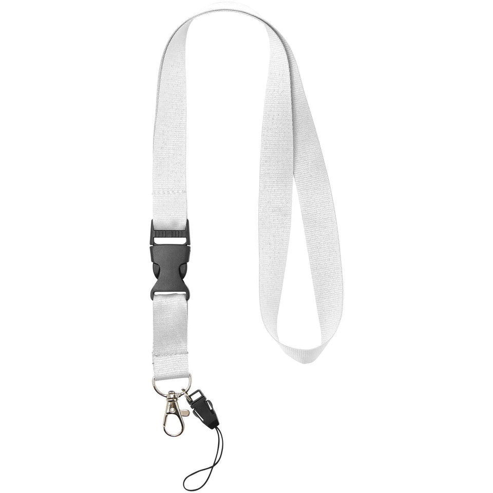 Lanyard porta cellulare Sagan con fibbia rimovibile personalizzato con logo - Pubblienne