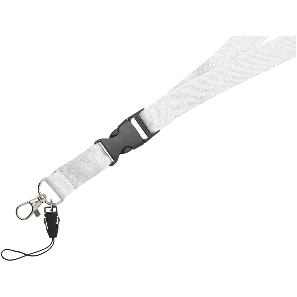 Lanyard porta cellulare Sagan con fibbia rimovibile personalizzato con logo - Pubblienne