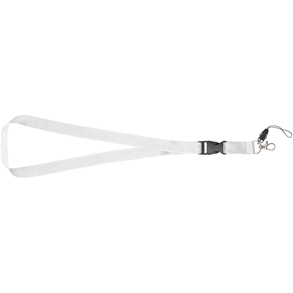 Lanyard porta cellulare Sagan con fibbia rimovibile personalizzato con logo - Pubblienne