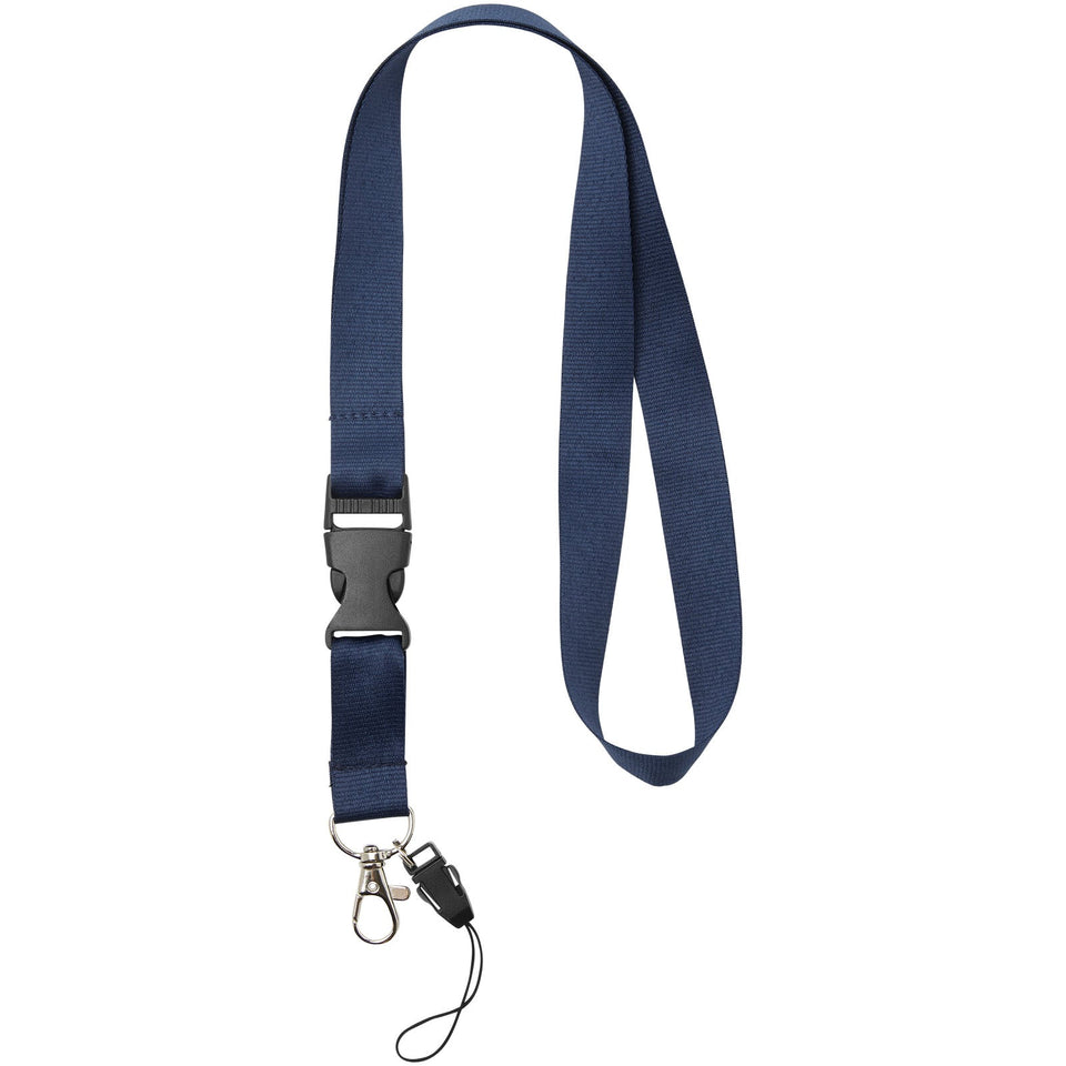Lanyard porta cellulare Sagan con fibbia rimovibile personalizzato con logo - Pubblienne
