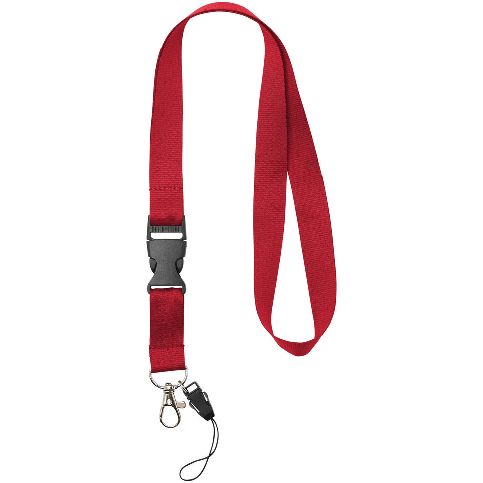 Lanyard porta cellulare Sagan con fibbia rimovibile personalizzato con logo - Pubblienne