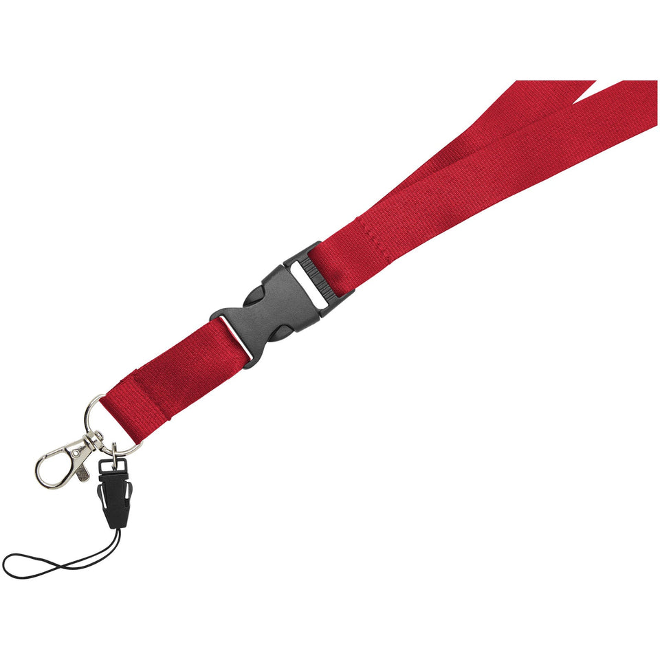 Lanyard porta cellulare Sagan con fibbia rimovibile personalizzato con logo - Pubblienne