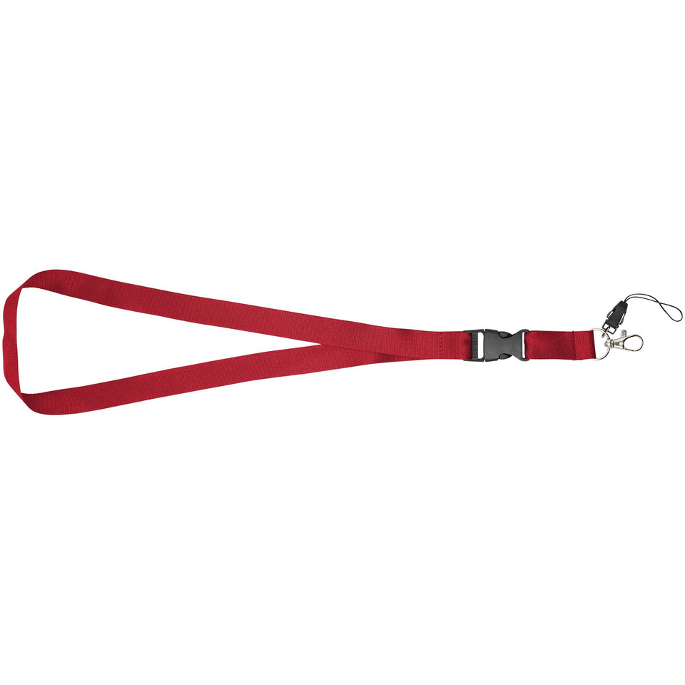 Lanyard porta cellulare Sagan con fibbia rimovibile personalizzato con logo - Pubblienne