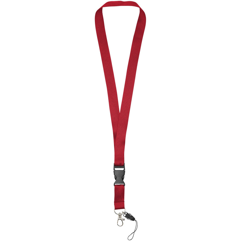 Lanyard porta cellulare Sagan con fibbia rimovibile personalizzato con logo - Pubblienne