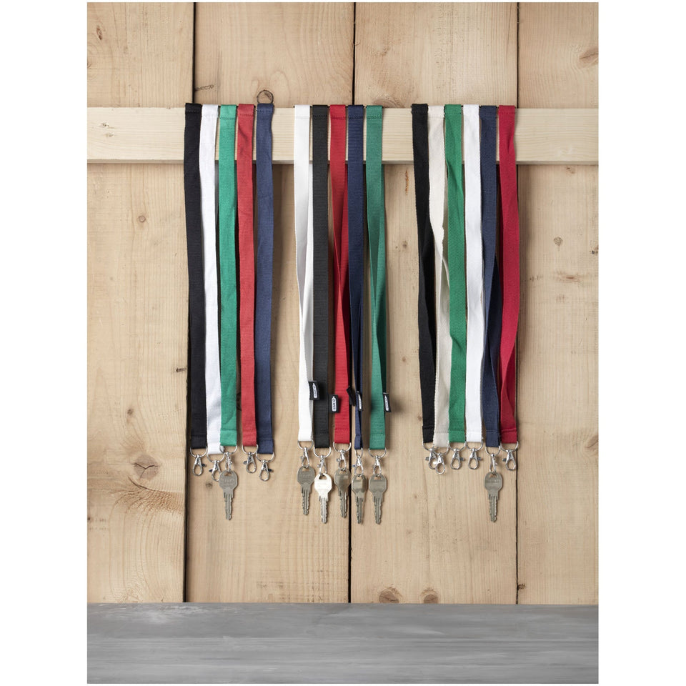 Lanyard Tom in PET riciclato con sgancio di sicurezza personalizzato con logo - Pubblienne
