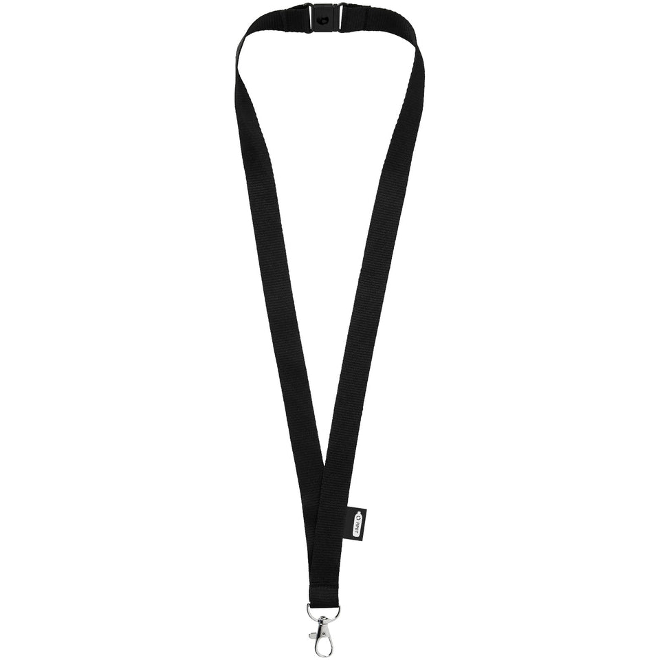Lanyard Tom in PET riciclato con sgancio di sicurezza personalizzato con logo - Pubblienne