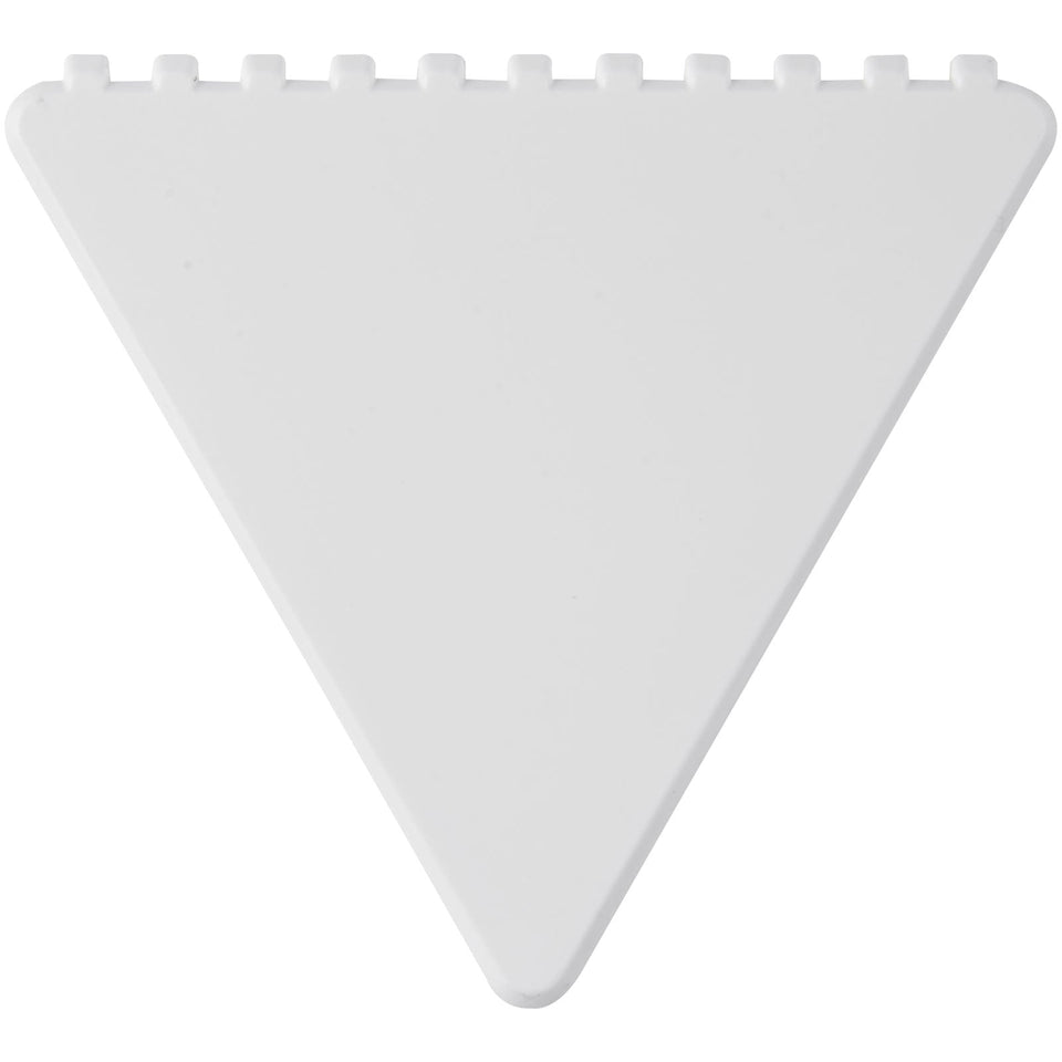 Raschia ghiaccio triangolare Frosty in plastica riciclata personalizzato con logo - Pubblienne