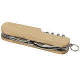 Coltellino tascabile in legno a 7 funzioni Richard personalizzato con logo - Pubblienne