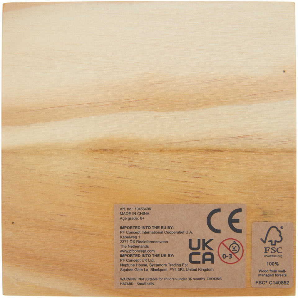Gioco tris in legno Strobus personalizzato con logo - Pubblienne