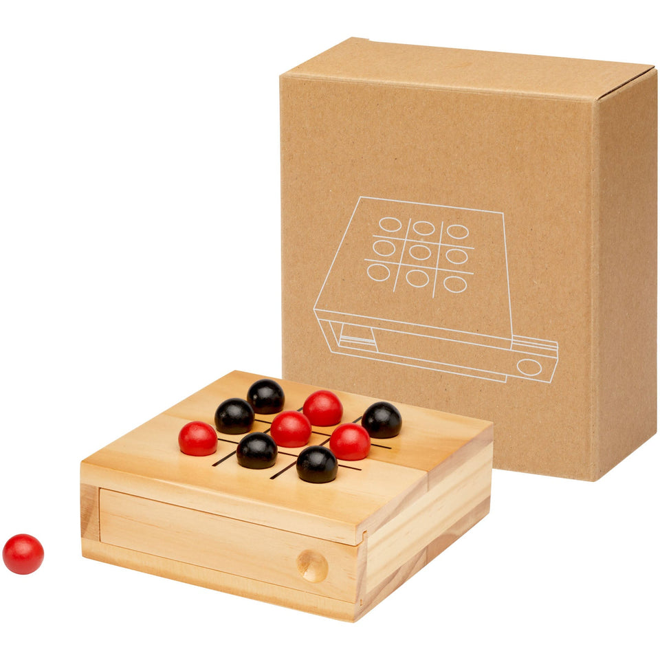 Gioco tris in legno Strobus personalizzato con logo - Pubblienne