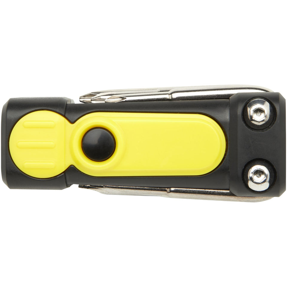 Set di cacciaviti 8 in 1 con torcia in plastica riciclata RCS Octo personalizzato con logo - Pubblienne