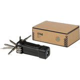 Set di cacciaviti 8 in 1 con torcia in plastica riciclata RCS Octo personalizzato con logo - Pubblienne