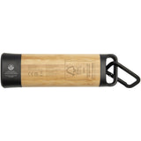 Torcia con moschettone in bambù/plastica riciclata RCS Kuma personalizzato con logo - Pubblienne