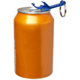 Portachiavi con apribottiglie e apriscatole in alluminio riciclato RCS Tao personalizzato con logo - Pubblienne