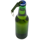 Portachiavi con apribottiglie e apriscatole in alluminio riciclato RCS Tao personalizzato con logo - Pubblienne