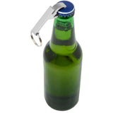Portachiavi con apribottiglie e apriscatole in alluminio riciclato RCS Tao personalizzato con logo - Pubblienne
