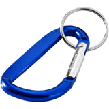 Portachiavi con moschettone in alluminio riciclato certificato RCS Timor personalizzato con logo - Pubblienne