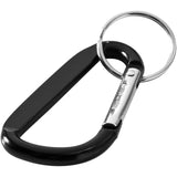 Portachiavi con moschettone in alluminio riciclato certificato RCS Timor personalizzato con logo - Pubblienne