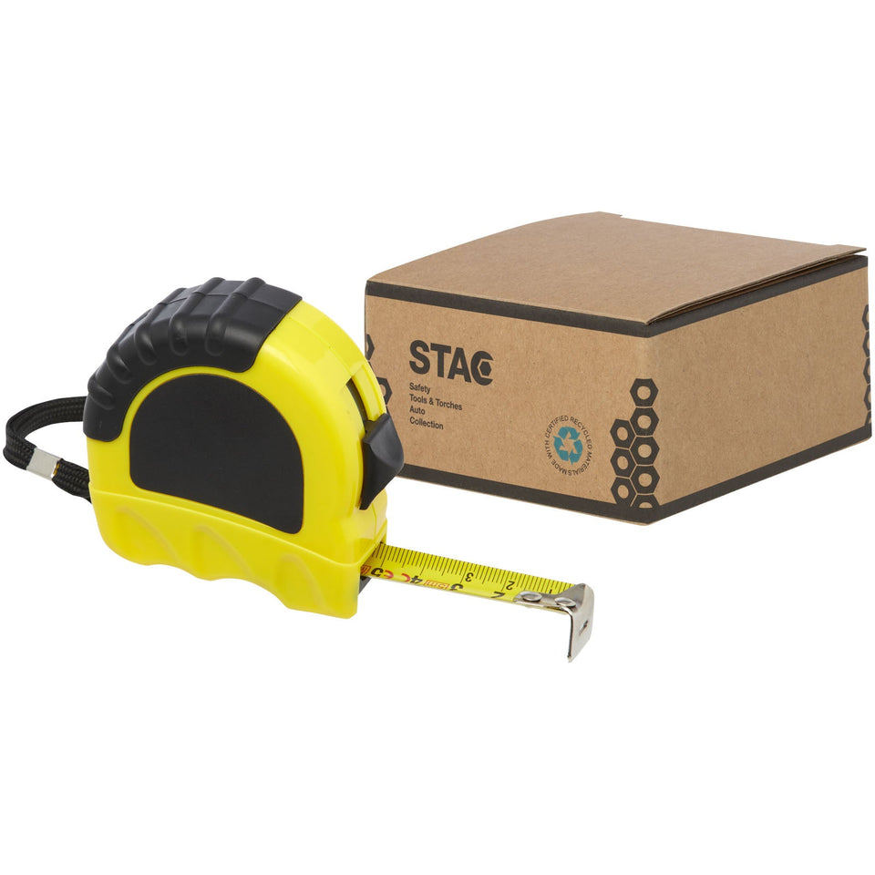 Metro a nastro in plastica riciclata RCS da 5 metri Rule personalizzato con logo - Pubblienne