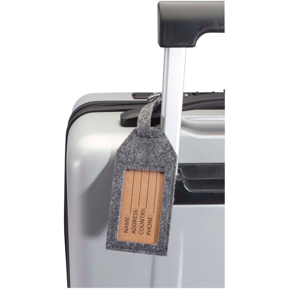 Etichetta per bagagli Tie personalizzato con logo - Pubblienne