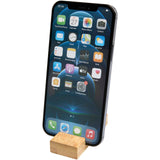 Supporto per telefono in bambù con portachiavi Bosona personalizzato con logo - Pubblienne