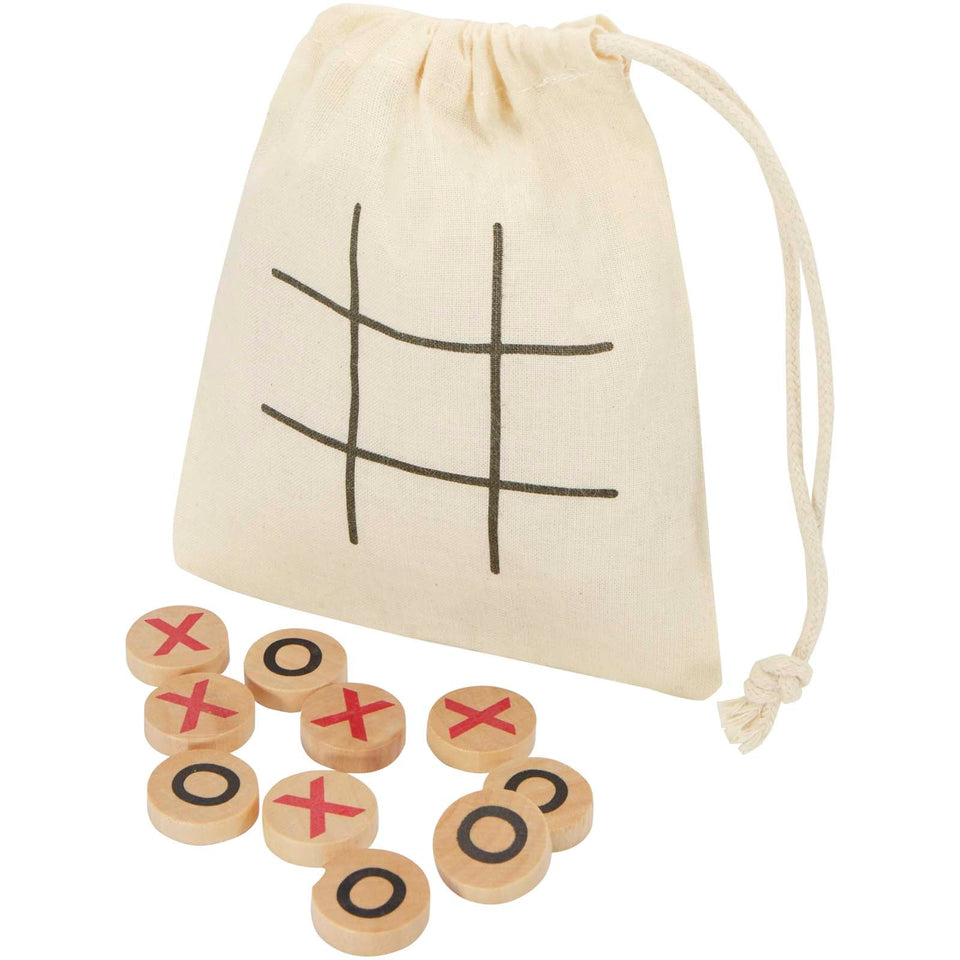 Gioco del tris in legno Whorl personalizzato con logo - Pubblienne