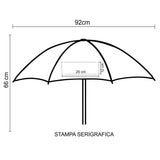 1056 Flag - Ombrello Stadio personalizzato con logo - Pubblienne