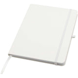 Blocco note formato A5 con copertina rigida in materiale riciclato e pagine a righe Teak personalizzato con logo - Pubblienne