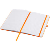 Blocco note formato A5 con copertina rigida in materiale riciclato e pagine a righe Teak personalizzato con logo - Pubblienne