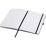 Blocco note formato A5 con copertina rigida in materiale riciclato e pagine a righe Teak personalizzato con logo - Pubblienne