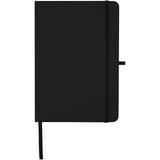Blocco note formato A5 con copertina rigida in materiale riciclato e pagine a righe Teak personalizzato con logo - Pubblienne
