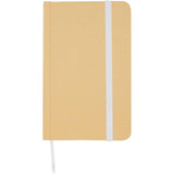 Blocco note formato A6 con copertina rigida in materiale riciclata e pagine bianche Reed personalizzato con logo - Pubblienne
