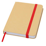 Blocco note formato A6 con copertina rigida in materiale riciclata e pagine bianche Reed personalizzato con logo - Pubblienne