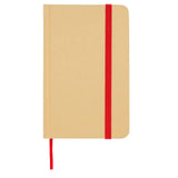 Blocco note formato A6 con copertina rigida in materiale riciclata e pagine bianche Reed personalizzato con logo - Pubblienne