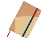 Blocco note formato A6 con copertina rigida in materiale riciclata e pagine bianche Reed personalizzato con logo - Pubblienne