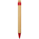 Penna a sfera in plastica riciclata e bambù Rattan personalizzato con logo - Pubblienne