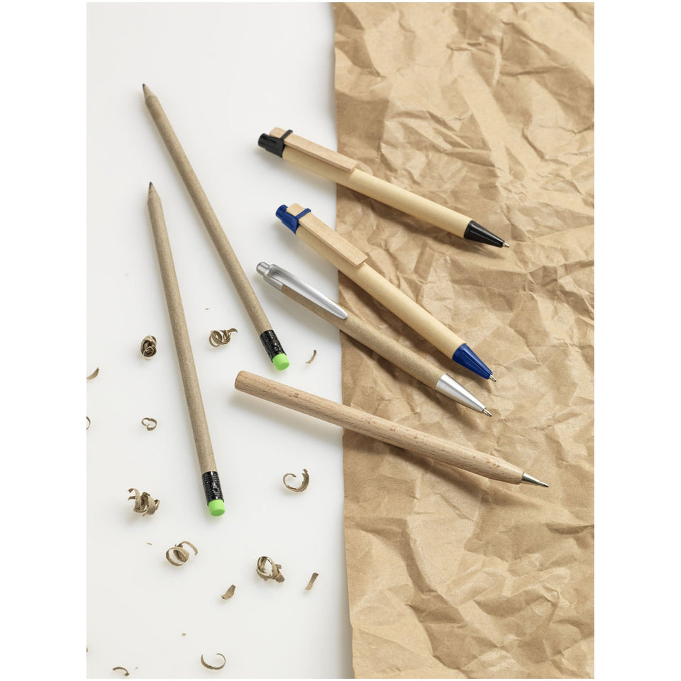 Penna a sfera in legno Arica (inchiostro nero) personalizzato con logo - Pubblienne