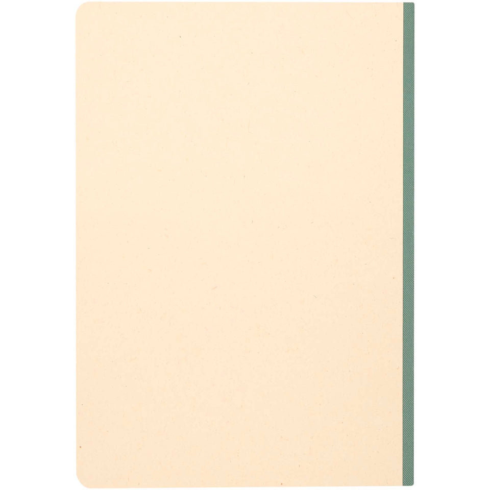 Blocco note formato A5 con copertina morbida in PET riciclato e carta a base di canna da zucchero Liliana personalizzato con logo - Pubblienne