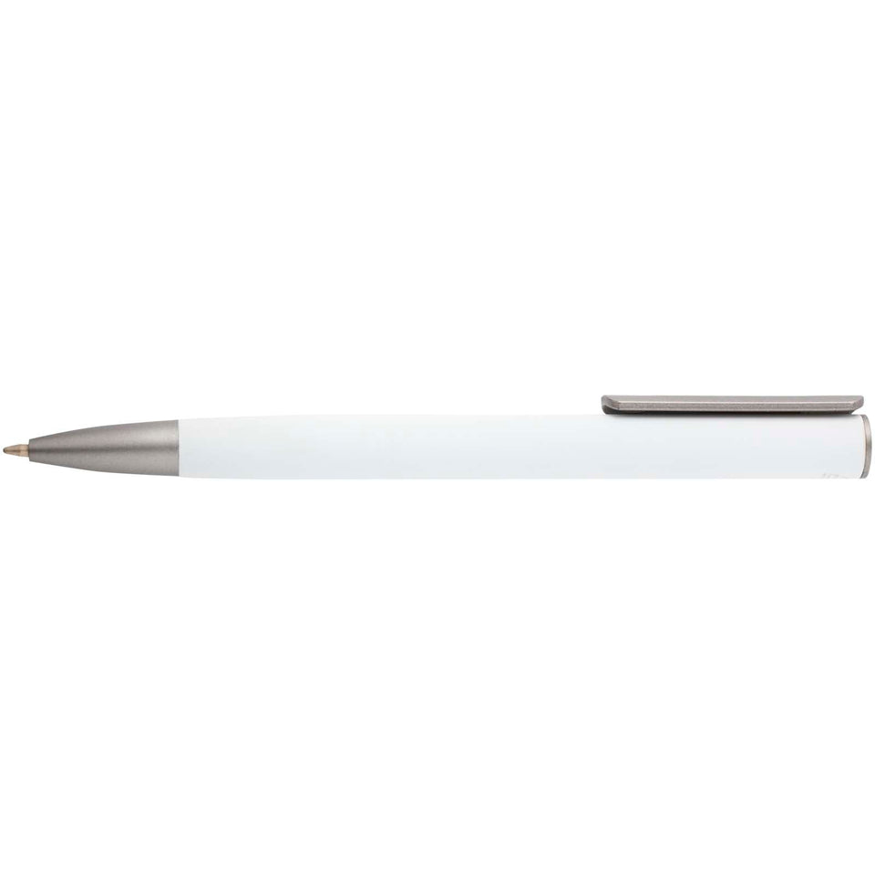 Penna a sfera in alluminio riciclato Ziguur (inchiostro nero) personalizzato con logo - Pubblienne