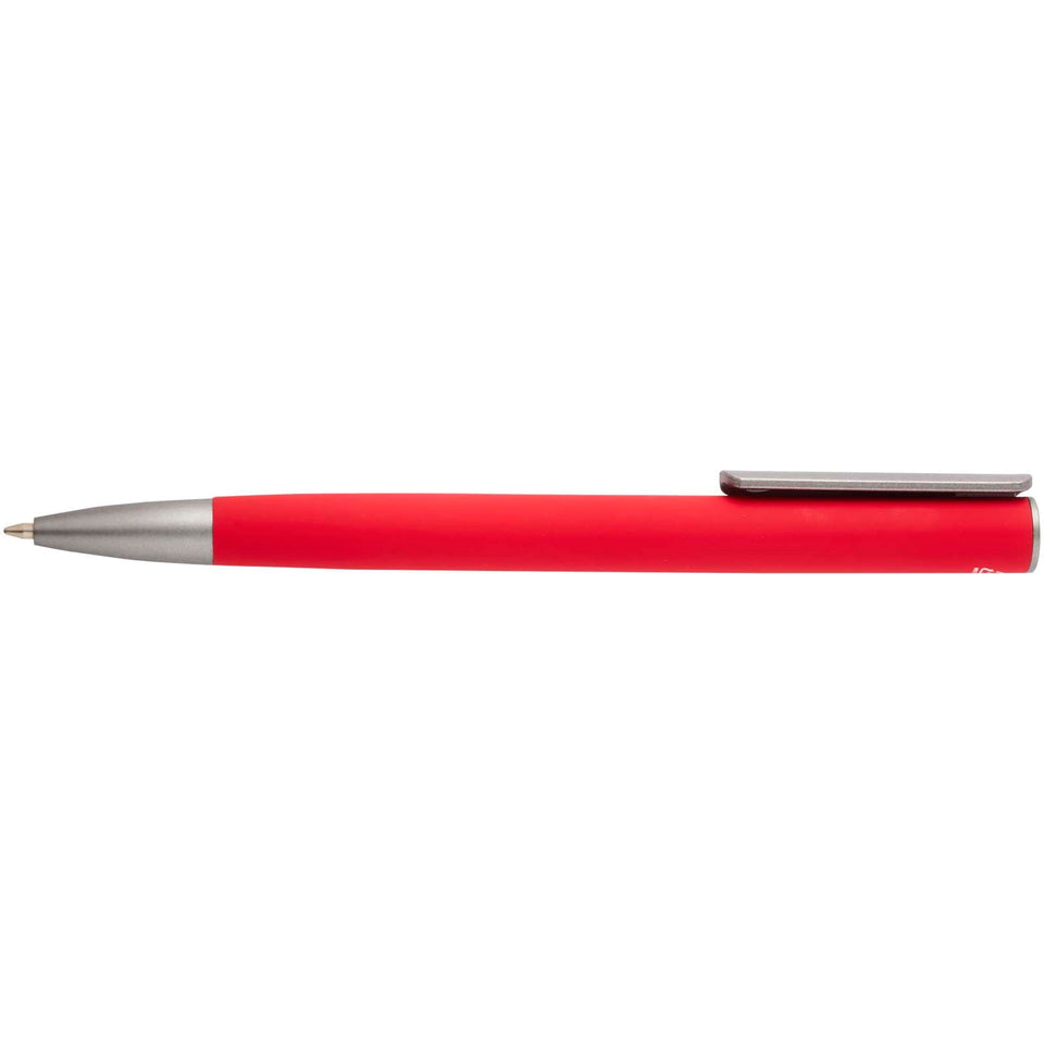 Penna a sfera in alluminio riciclato Ziguur (inchiostro nero) personalizzato con logo - Pubblienne