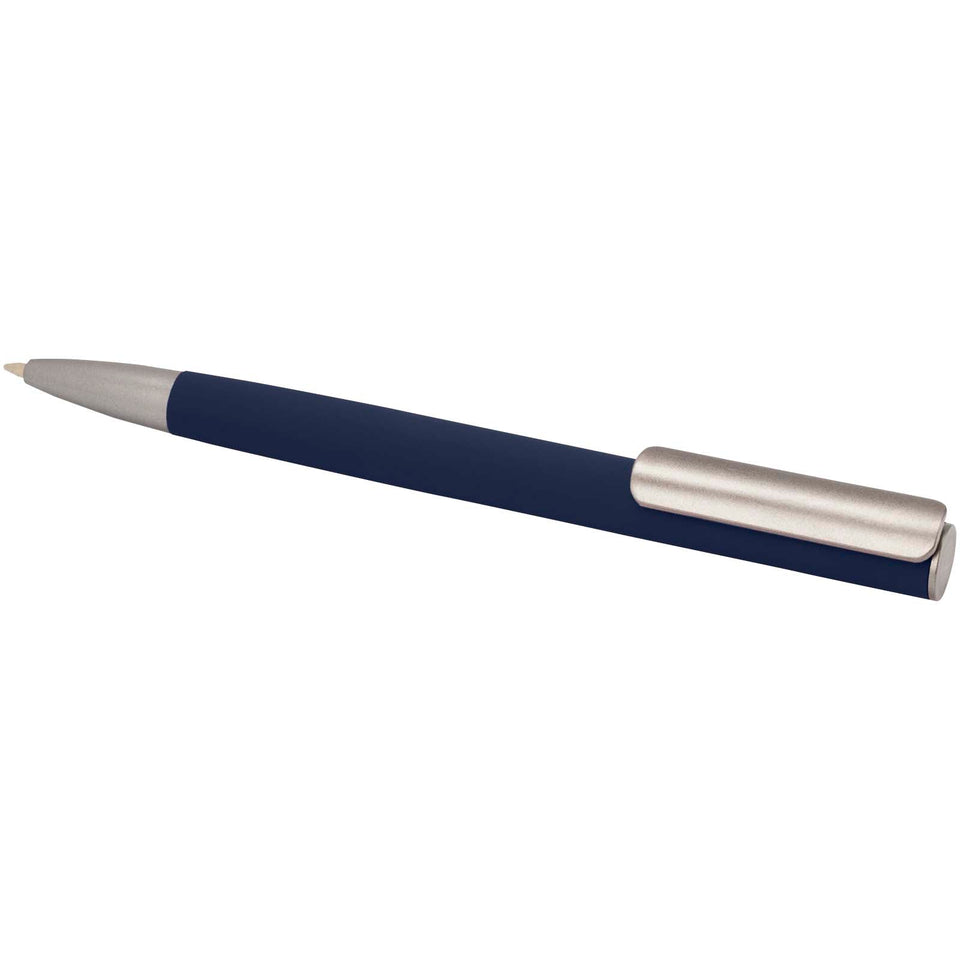Penna a sfera in alluminio riciclato Ziguur (inchiostro nero) personalizzato con logo - Pubblienne
