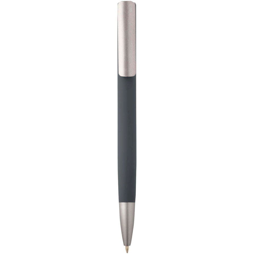 Penna a sfera in alluminio riciclato Ziguur (inchiostro nero) personalizzato con logo - Pubblienne