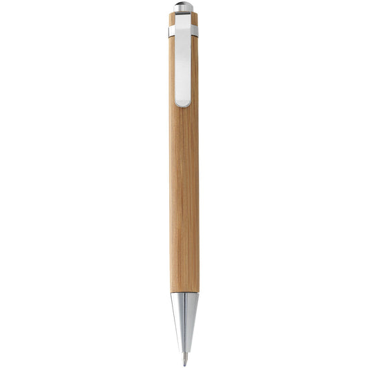 Penna a sfera in bambù Celuk (inchiostro nero) personalizzato con logo - Pubblienne
