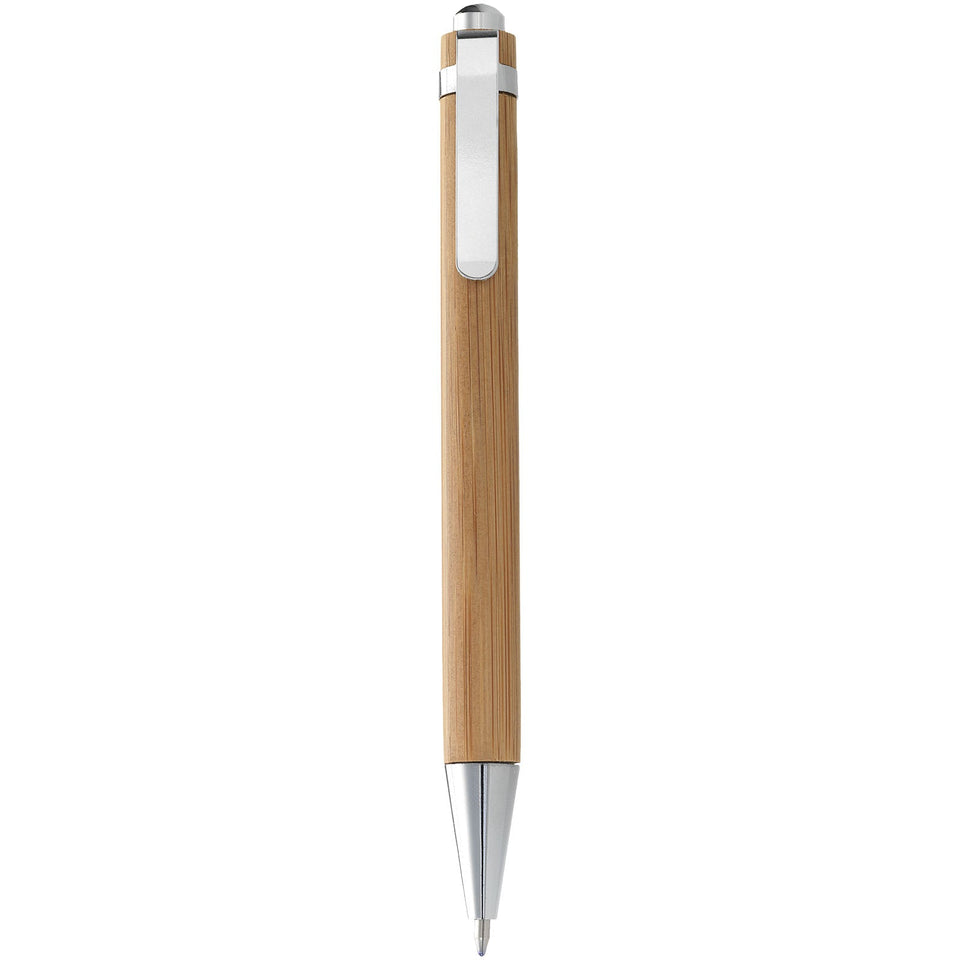 Penna a sfera in bambù Celuk (inchiostro nero) personalizzato con logo - Pubblienne