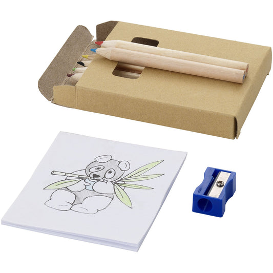 Set per disegnare/colorare da 8 pezzi Streaks personalizzato con logo - Pubblienne