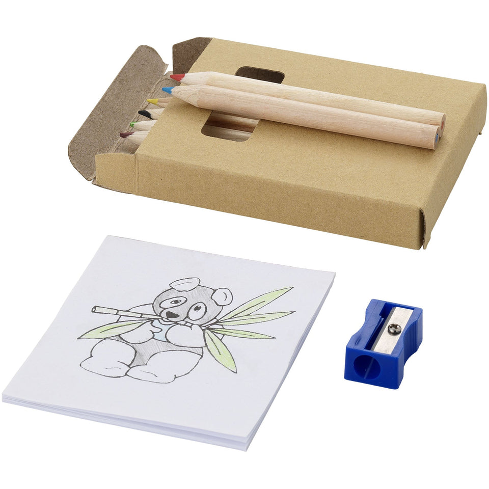 Set per disegnare/colorare da 8 pezzi Streaks personalizzato con logo - Pubblienne