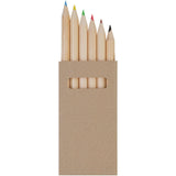 Set matite colorate da 6 pezzi Ayola personalizzato con logo - Pubblienne