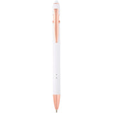 Penna a sfera con finitura oro rosa Nanna personalizzato con logo - Pubblienne