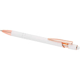 Penna a sfera con finitura oro rosa Nanna personalizzato con logo - Pubblienne