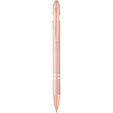 Penna a sfera con finitura oro rosa Nanna personalizzato con logo - Pubblienne